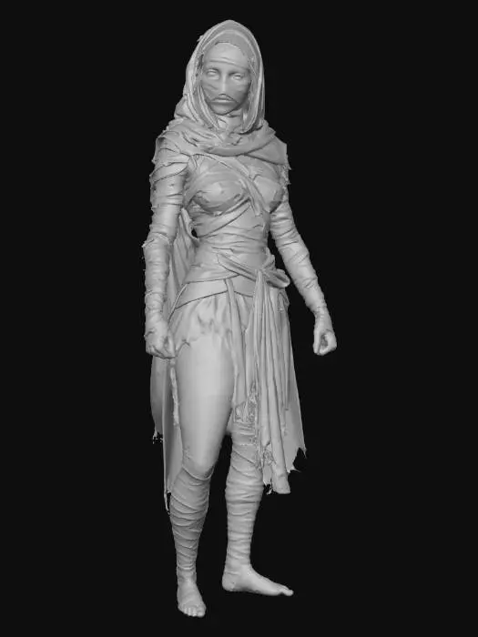 3D model for The Sandbound Sentinel