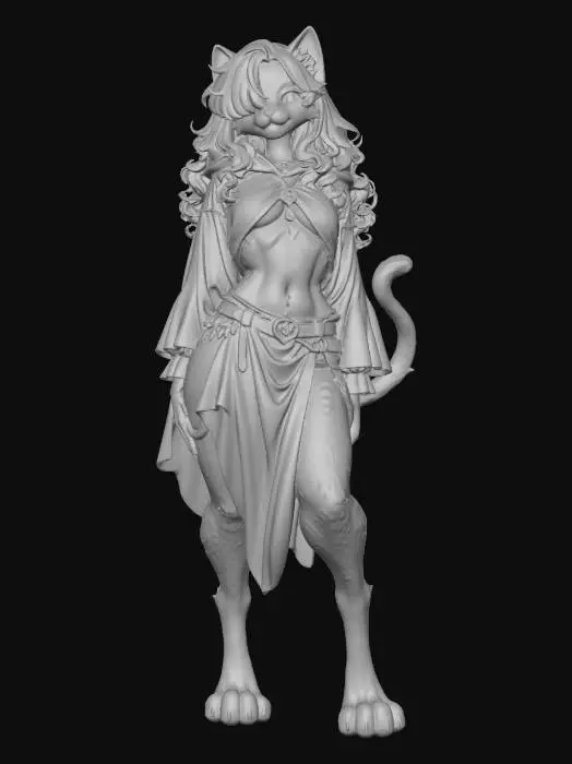 3D model for Feline Enchantress in the Gilded Hall