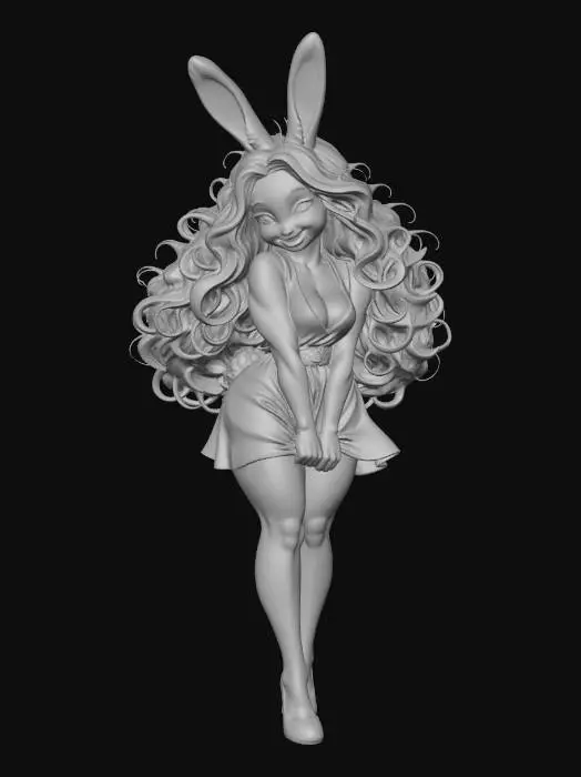 3D model for Bunny Lady