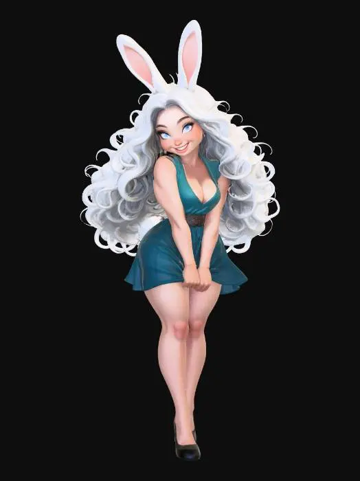 3D model for Bunny Lady