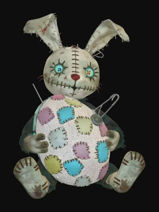 3D model for The Patchwork Bunny