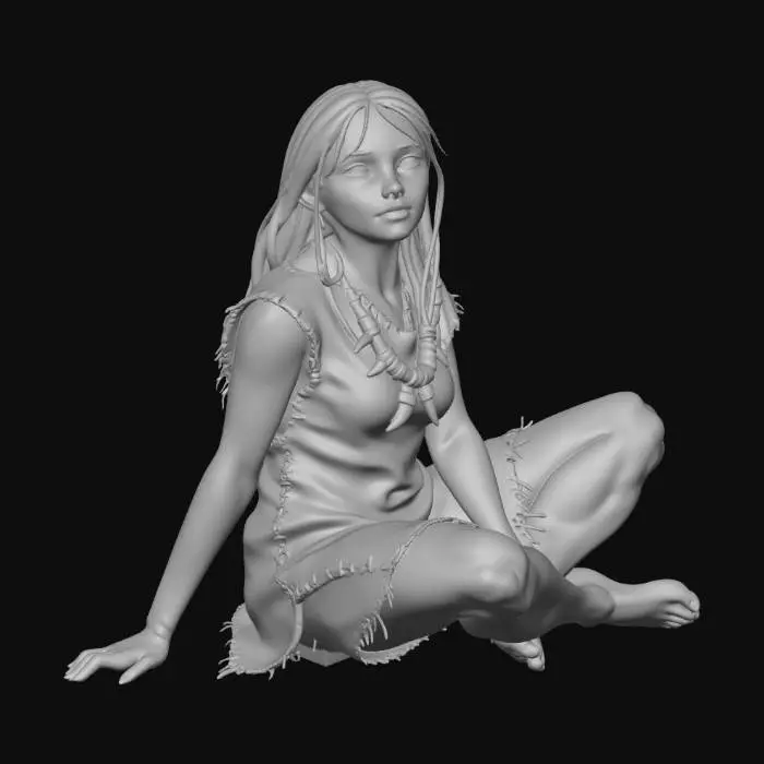 3D model for Desert Daughter