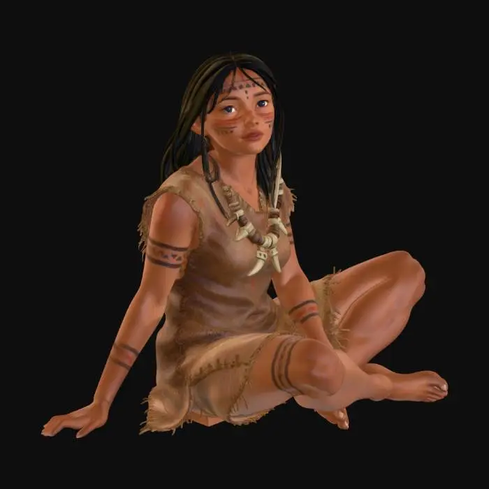 3D model for Desert Daughter