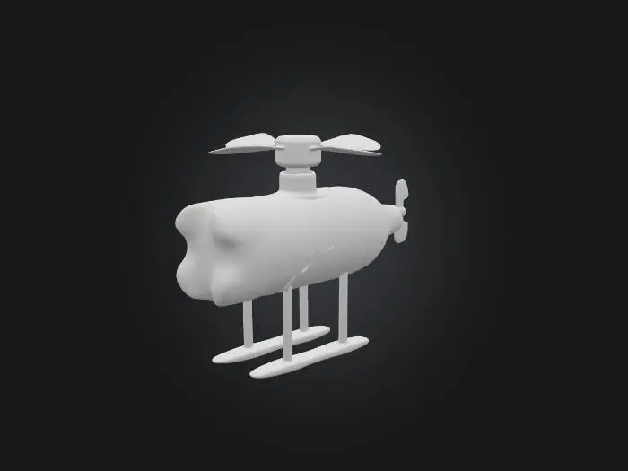 3D model for Plastic Bottle Helicopter