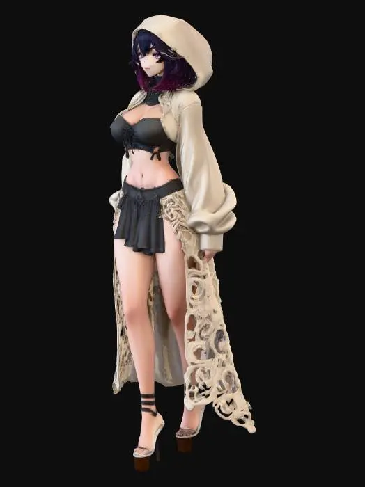 3D model for Enigmatic Wanderer