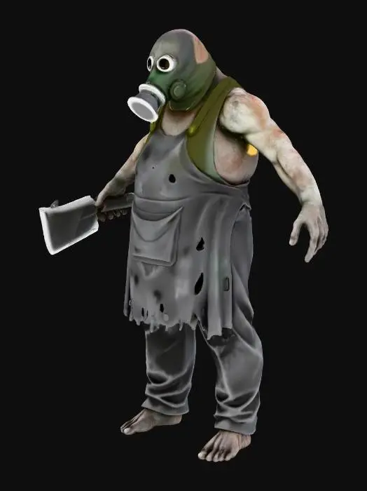 3D model for Gasmask Butcher