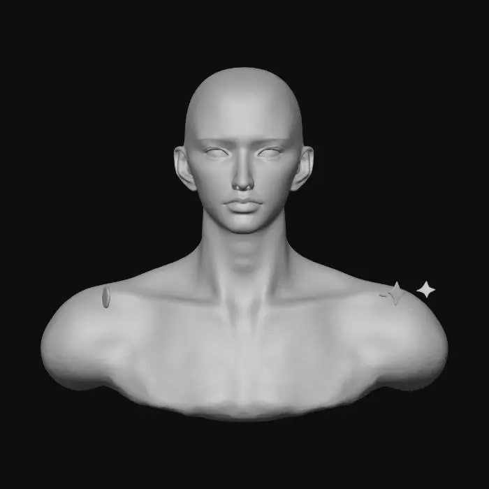 3D model for Ethereal Portrait