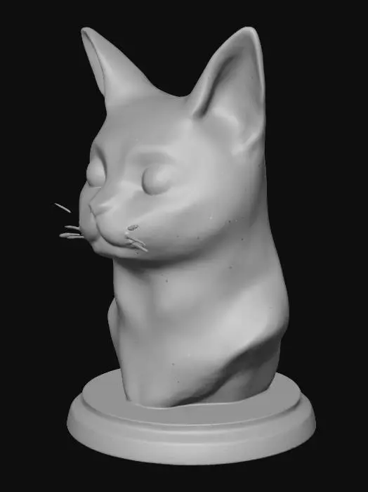 3D model for Feline Bust