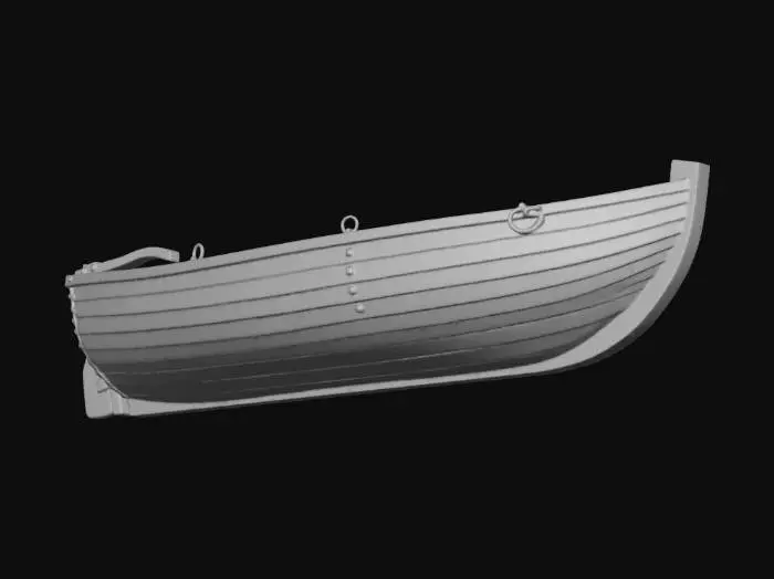 3D model for The Wooden Rowboat