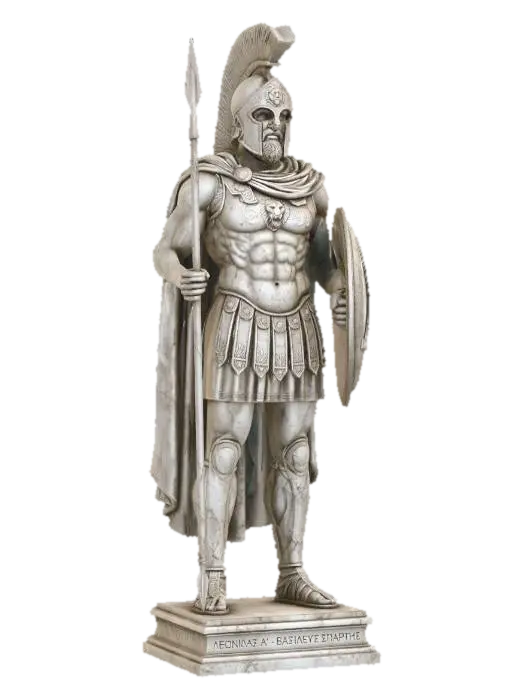 Leonidas I, King of Sparta 的 AI 生成 3D 模型