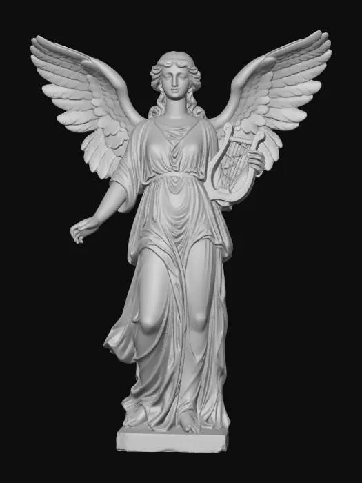 3D model for Lyre-Wielding Angel