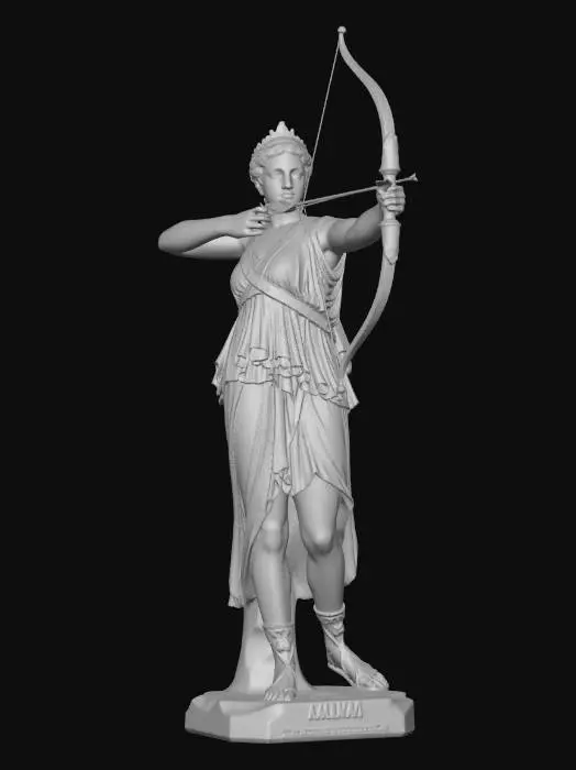 3D model for Diana, Roman Goddess