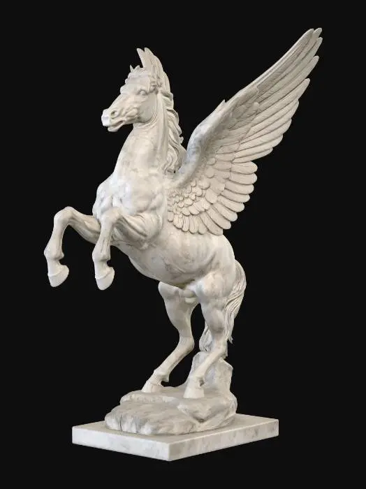 Winged Pegasus — modello 3D AI Meshy