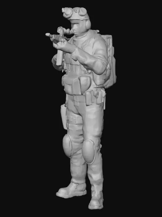 3D model for soldato italiano cecchino