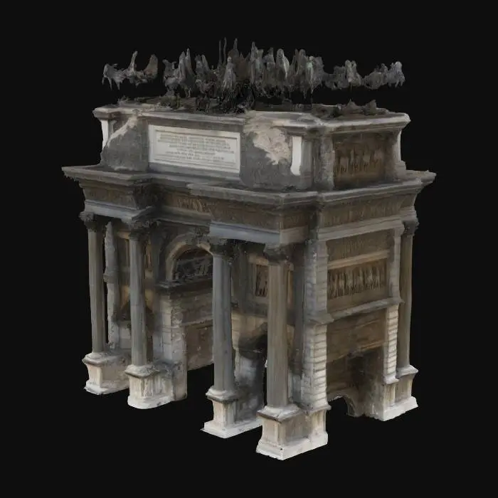 3D model for Triumphal Arch in Milan