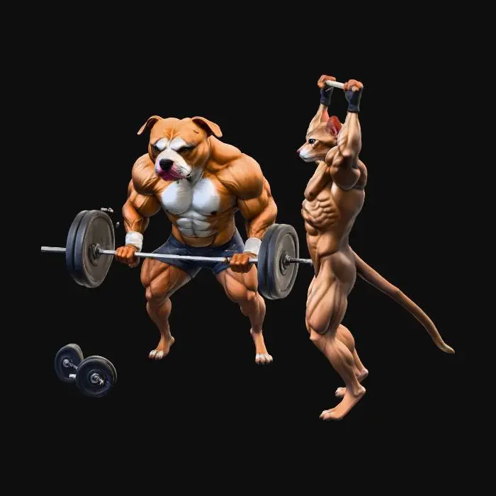 3D model for Gym Pals Workout