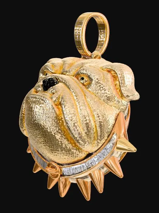 3D model for Diamond Bulldog Pendant