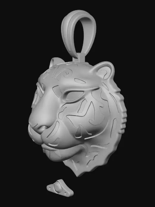 3D model for Radiant Tiger Pendant