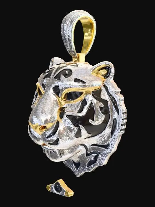 3D model for Radiant Tiger Pendant