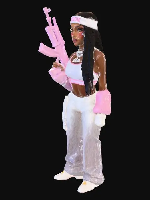 3D model for Pink Baddie
