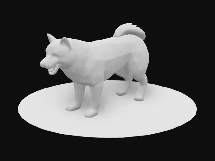 3D model for Shiba Inu Dog