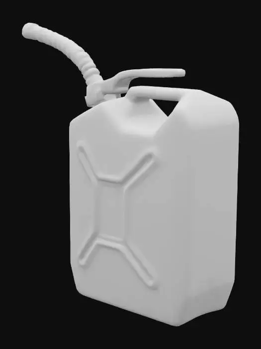 3D model for Fuel Canister with a long hose