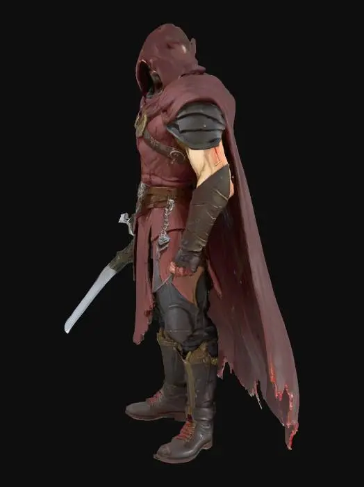 3D model for Goliath ,Dnd ,Blood Hunter, Male, Wielding a Rapier