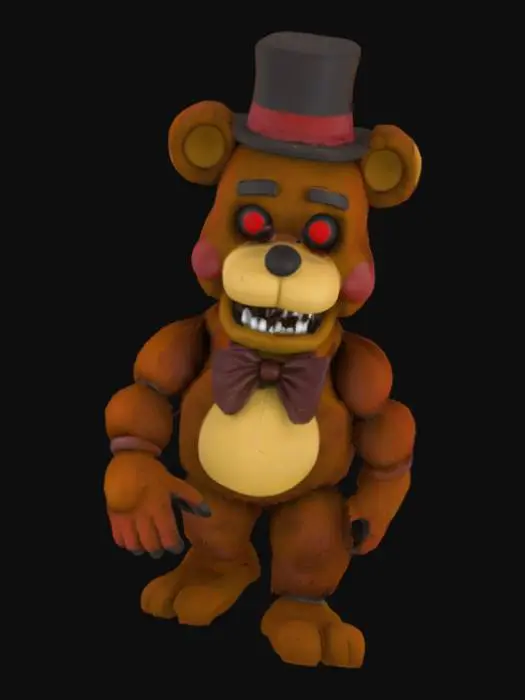 3D model for Freddy Fazbear