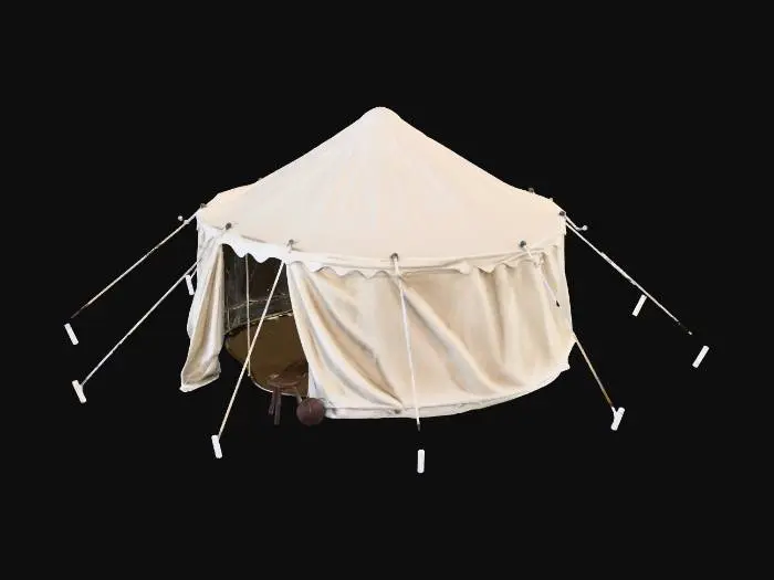 3D model for Medieval Tent in the Meadow