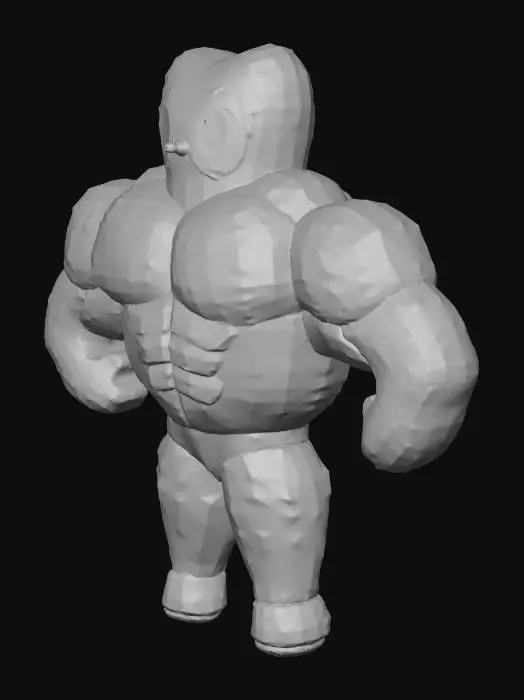 3D model for Muscle Owl Plush