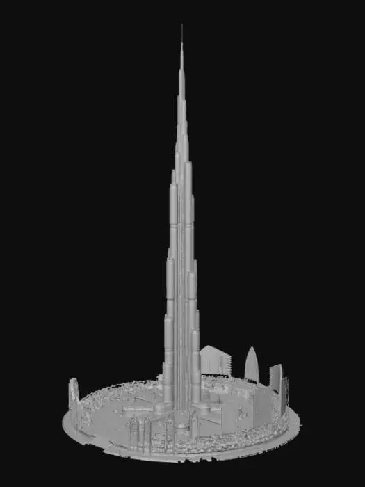 3D model for Burj Khalifa