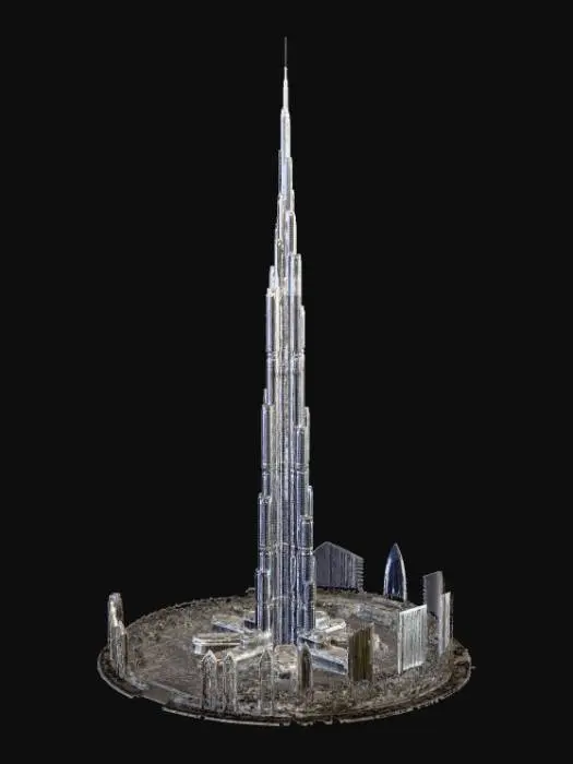 3D model for Burj Khalifa