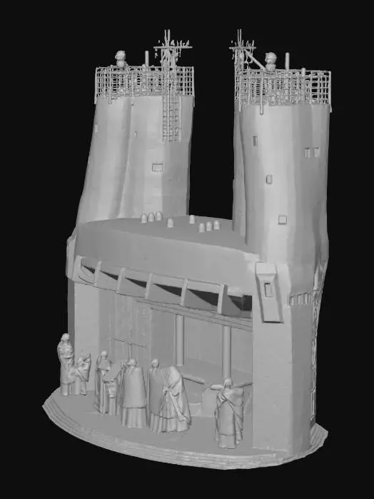 3D model for Basilica Construction Ceremonia