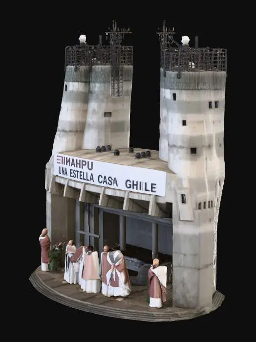 3D model for Basilica Construction Ceremonia