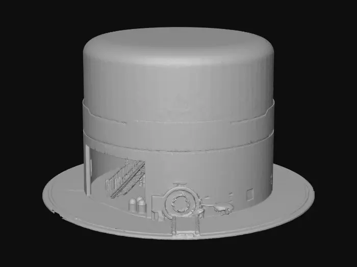 3D model for Futuristic Desert Observatory