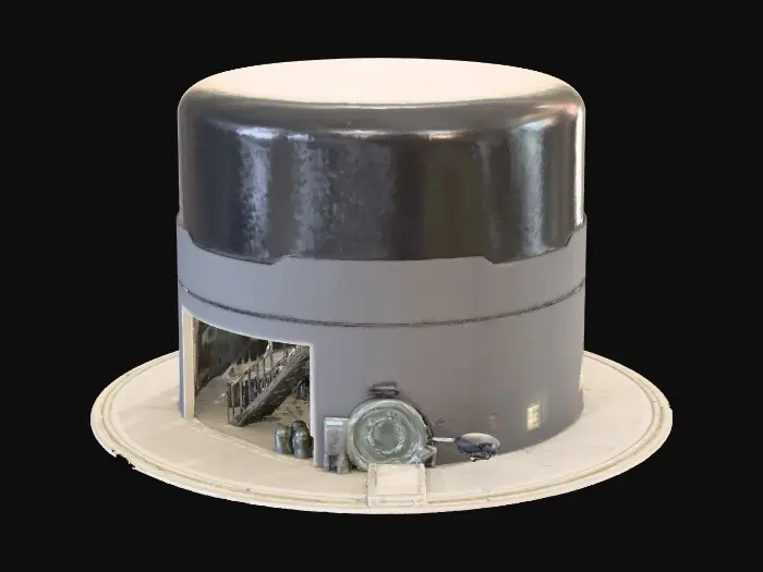 3D model for Futuristic Desert Observatory