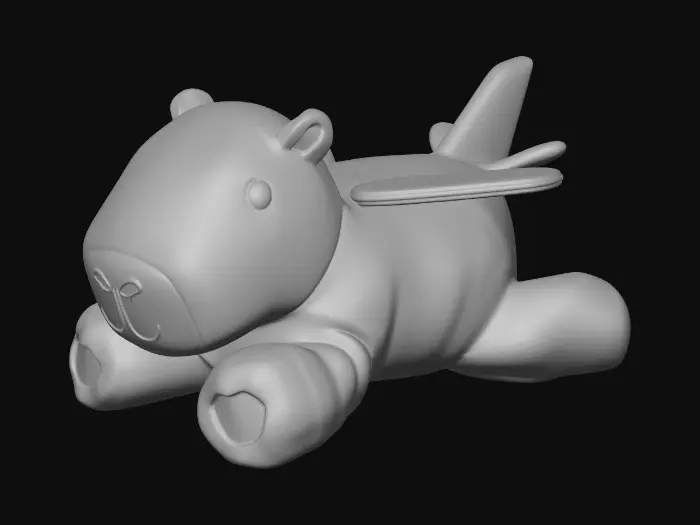 3D model for Capyplane Plush