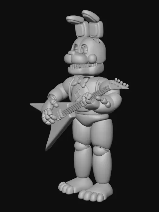 3D model for Rockstar Bonnie animatronic
