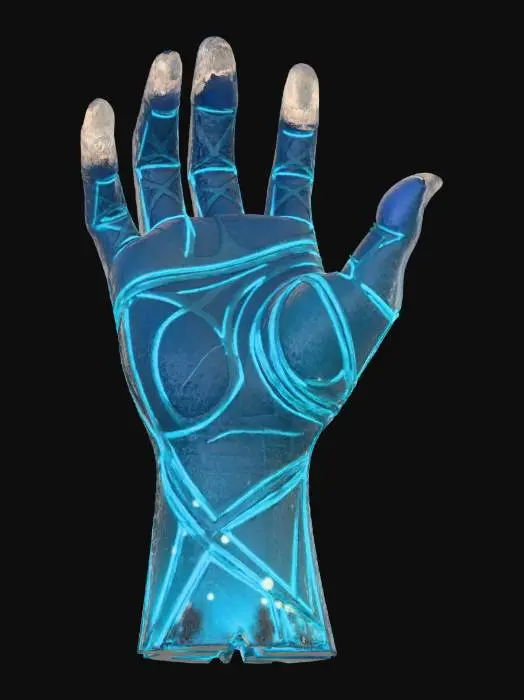 3D model for Golden Hand of Fate