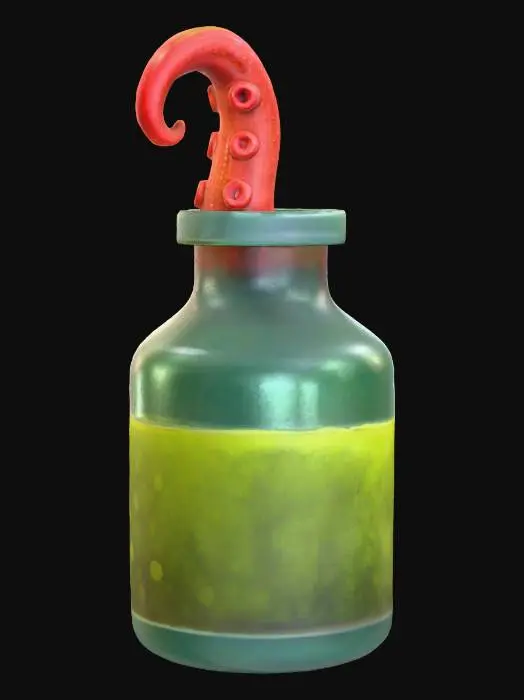 3D model for Tentacle Potion, #Halloween2025#