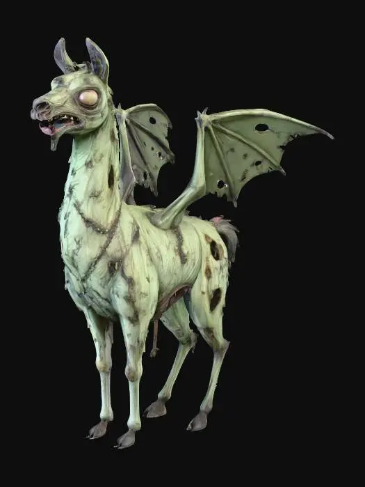 3D model for Necro Llama Defender, #Halloween2025#