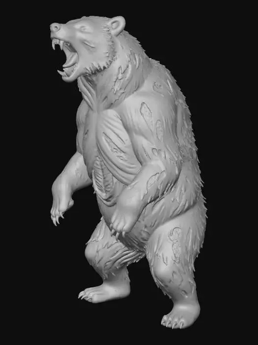 3D model for Cursed Grizzly, #Halloween2025#