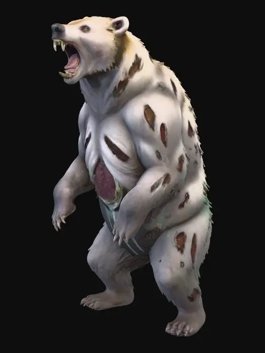 3D model for Cursed Grizzly, #Halloween2025#