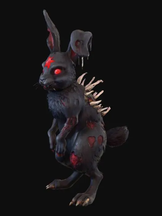 3D model for Nightmare Hare, #Halloween2025#