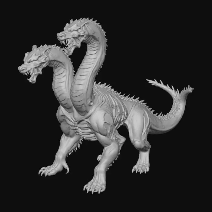 3D model for Corrupted Hydra, #Halloween2025#