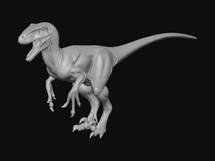 3D model for Utahraptor_base