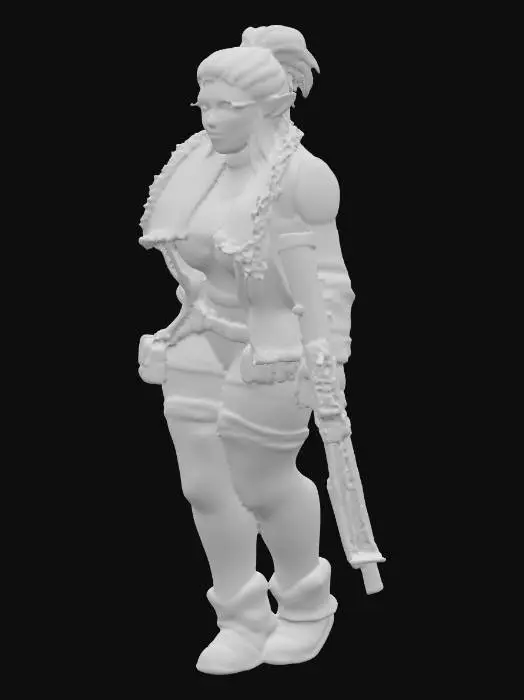 3D model for Elven Sentinel