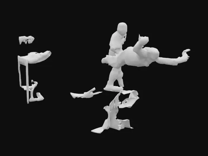 3D model for Flying Hockey Moment