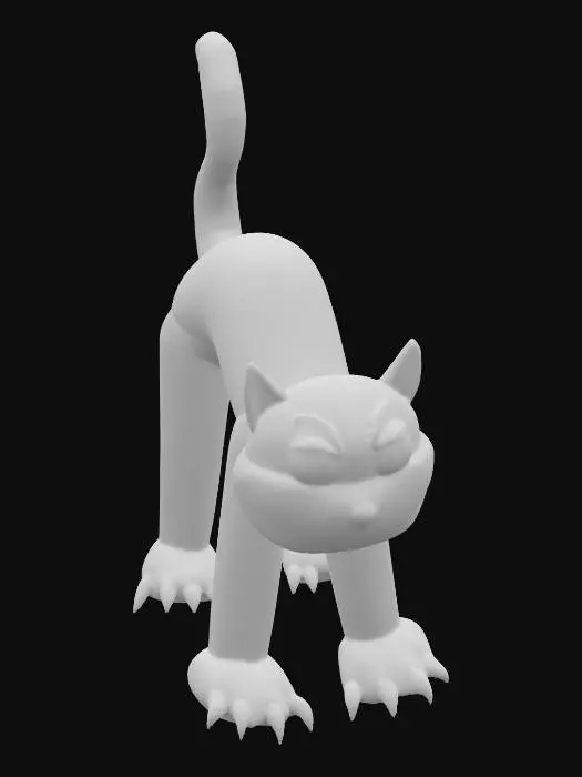 3D model for Spooky Inflatable Cat