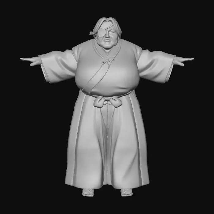 3D model for Kaede (Inuyasha)